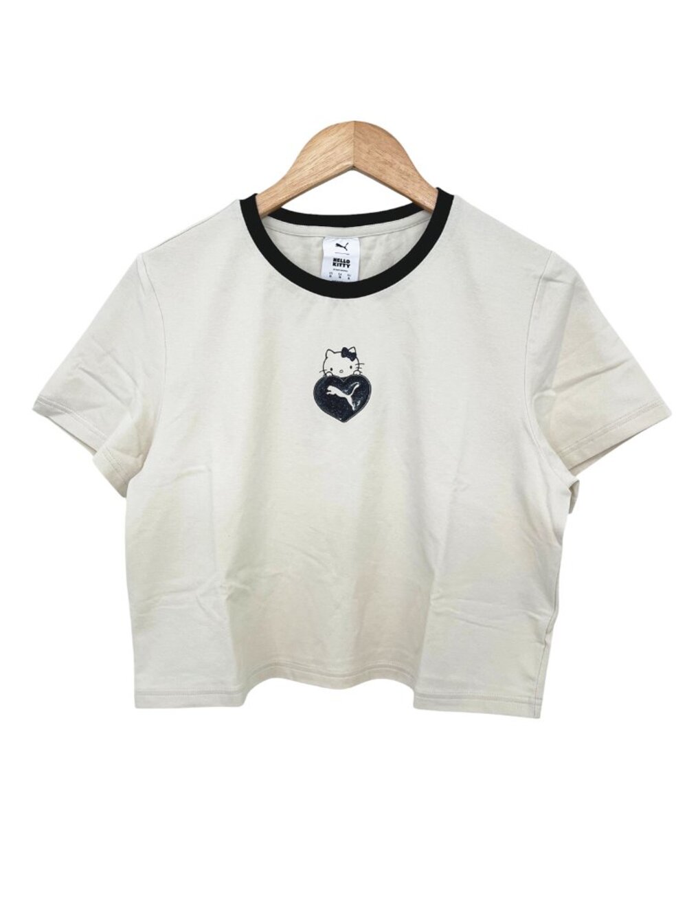 Puma x Hello Kitty Women’s Cropped Baby Tee Slim Fit NWT XL